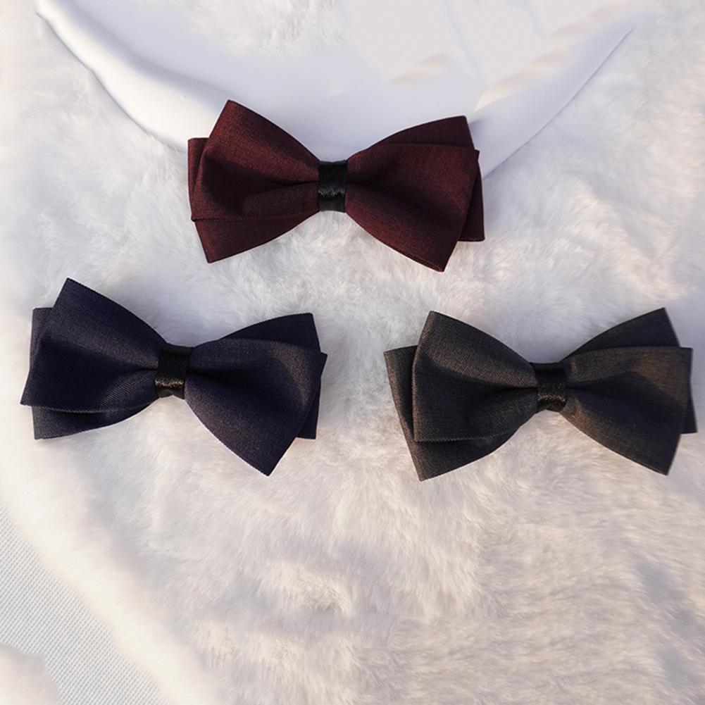 Men'S Formal Wear Bow Ties - โบว์ไททนทาน โบว์ไทสองชั้นแบบปรับได้ ดีไซน์หรูหรา สำหรับผู้ชาย ชุดทางการ สำหรับงานแต่งงาน