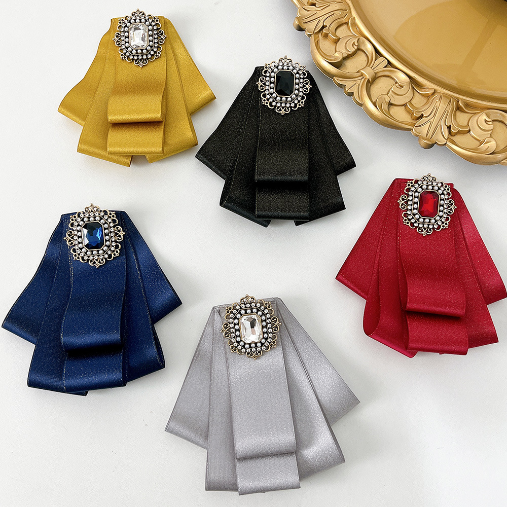 Men'S Formal Wear Bow Ties - เนคไทโบว์ไทสำหรับงานแต่งงาน ประดับคริสตัลหรูหรา สไตล์เกาหลี ฝรั่งเศส อังกฤษ สำหรับผู้ชาย