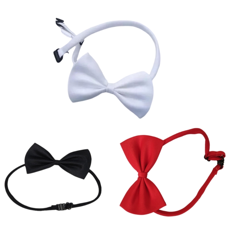 Men'S Formal Wear Bow Ties - Bowtie อย่างเป็นทางการ Knotfree การออกแบบ Bowtie ยืดหยุ่นปรับได้และสวมใส่ง่ายสำหรับกิจกรรมเครื่องแต่งกายฉลองโรงเรียน