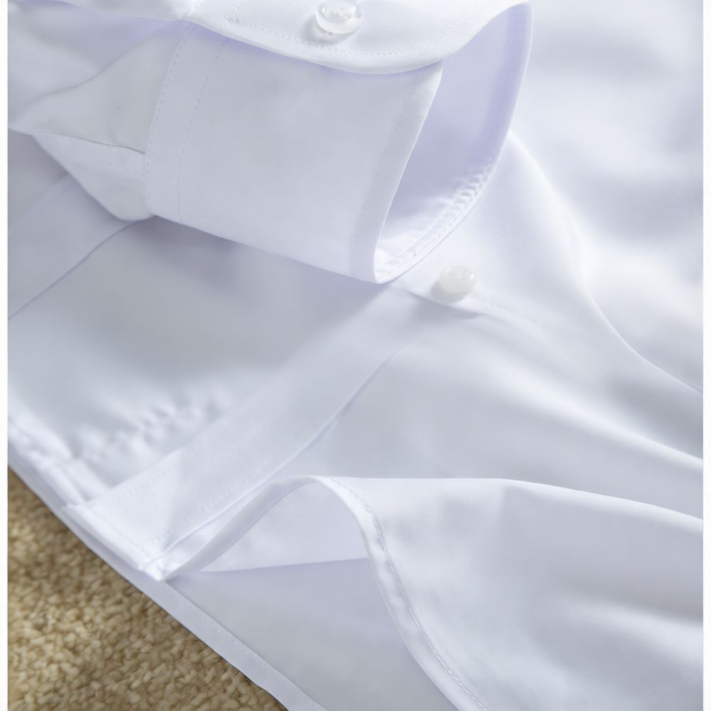 เสื้อเชิ้ตผู้ชายทรงสลิมฟิต แขน - Men Formal Office Wear Shirts บทวิจารณ์และราคา
