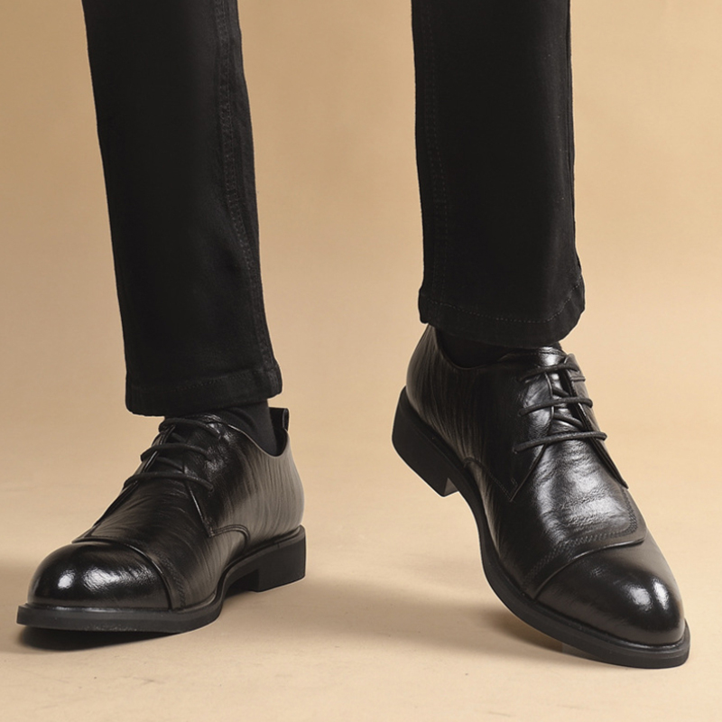 รองเท้าหนังแบบอ็อกซ์ฟอร์ดประดั - Men'S Formal Wear For Office บทวิจารณ์และราคา