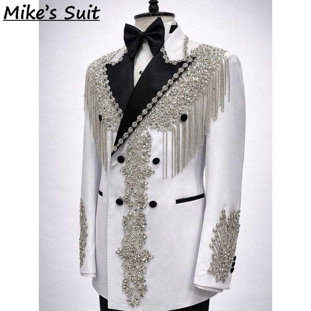 ชุดสูทผู้ชาย 2 ชิ้น ประดับเพชร - Men'S Formal Dinner Wear บทวิจารณ์และราคา