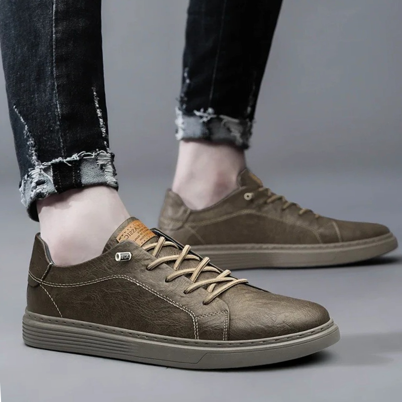 รองเท้าผู้ชายแบบผูกเชือก รองเท - Men Formal Wear Shoes บทวิจารณ์และราคา