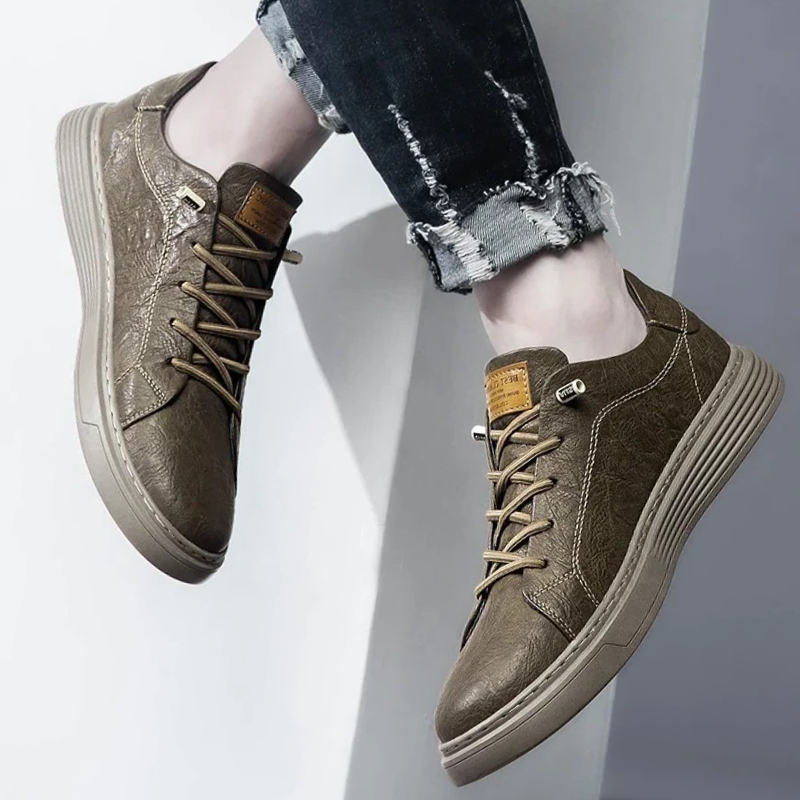 รองเท้าผู้ชายแบบผูกเชือก รองเท - Men Formal Wear Shoes บทวิจารณ์และราคา
