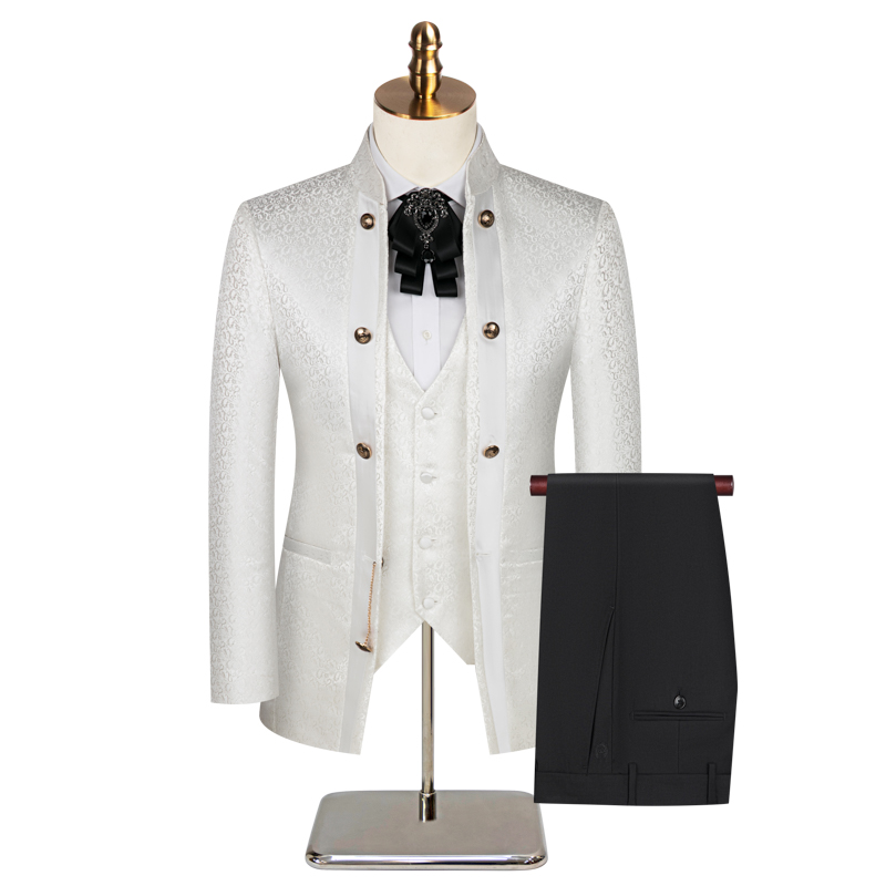 ชุดสูทผู้ชาย 3 ชิ้น แจ็คการ์ด  - Men'S Formal Dinner Wear บทวิจารณ์และราคา
