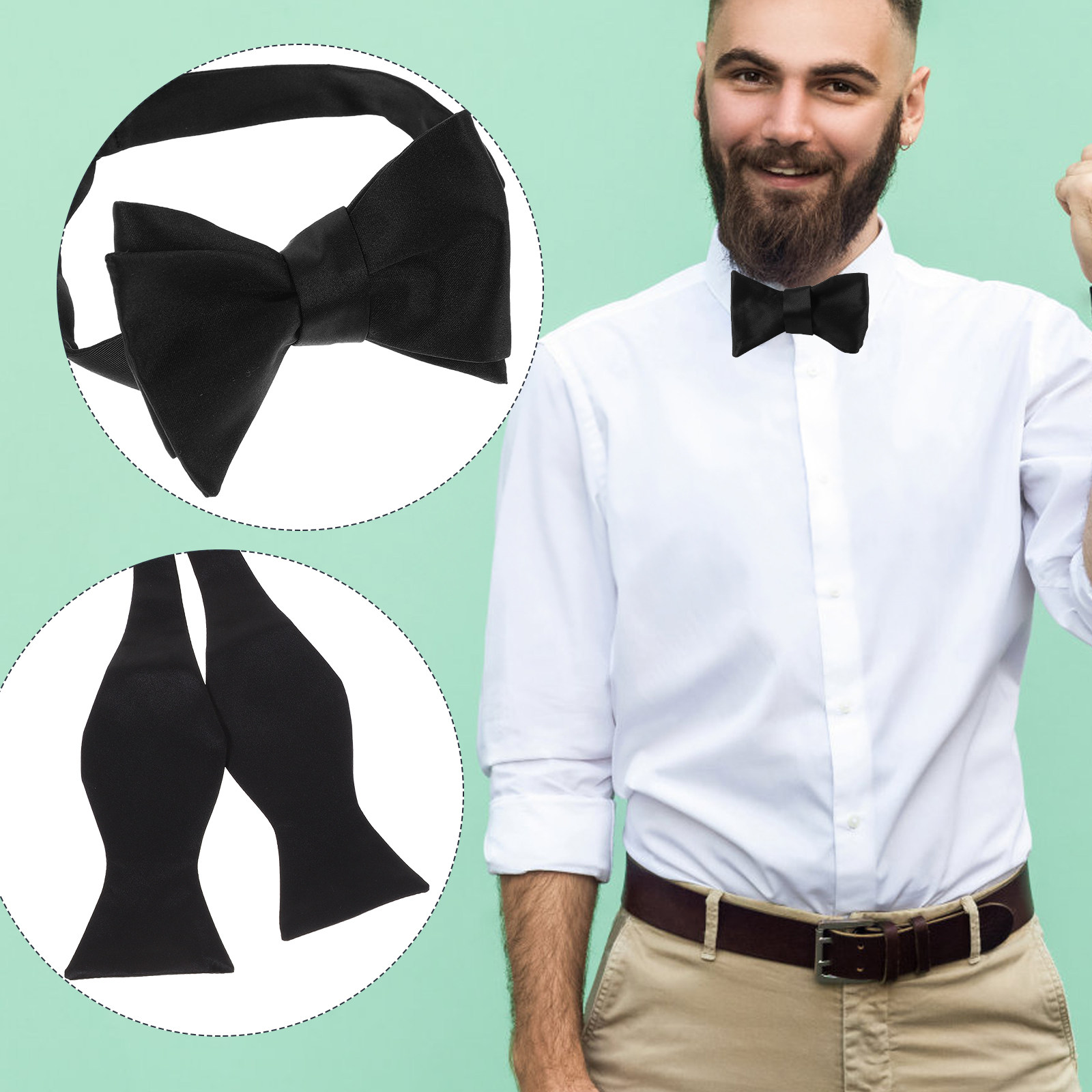 โบว์ไทผูกเองสำหรับผู้ชาย สไตล์ - Men Formal Wear Look บทวิจารณ์และราคา