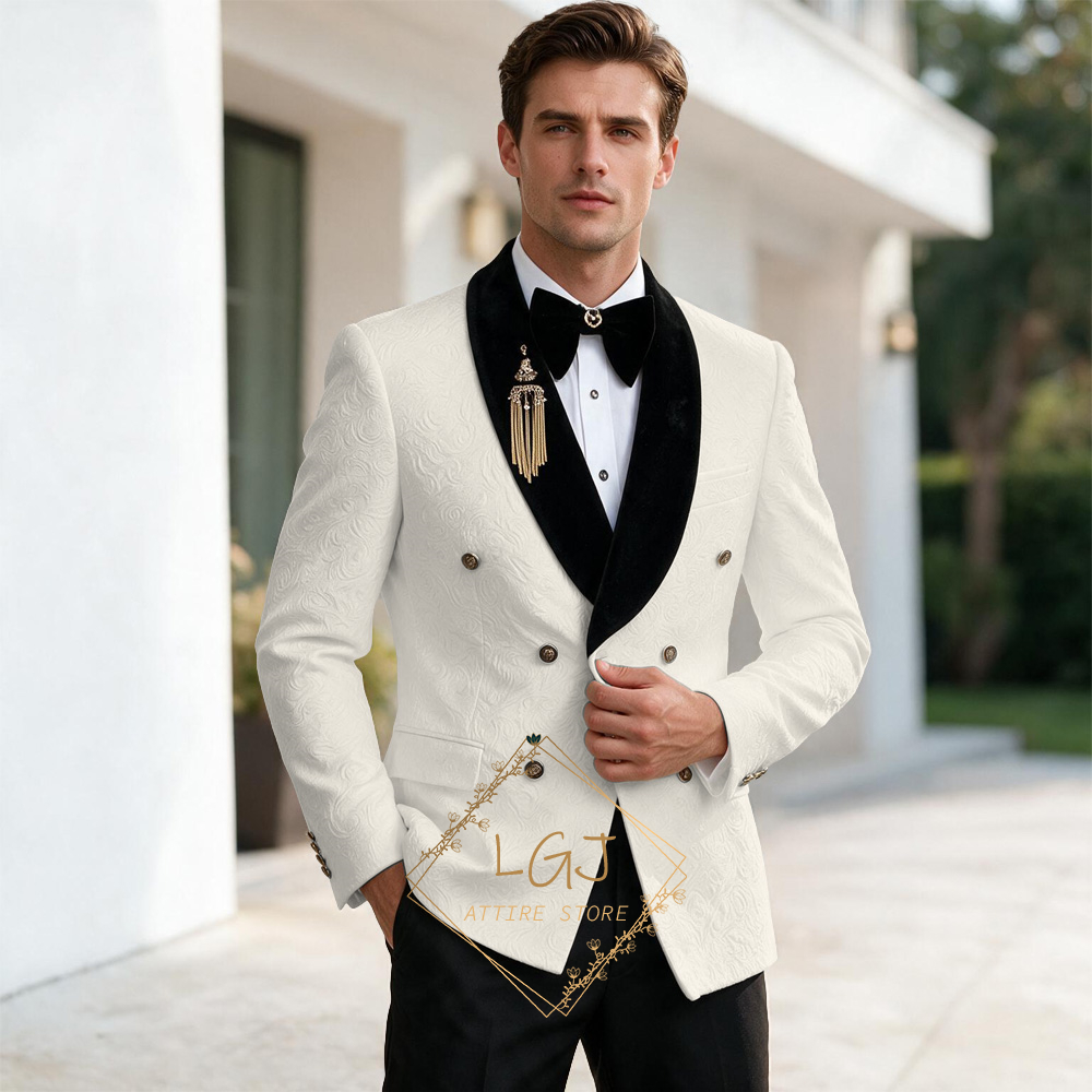 ชุดสูทผู้ชายหรูหรา 2 ชิ้น พร้อ - Men'S Formal Dinner Wear บทวิจารณ์และราคา