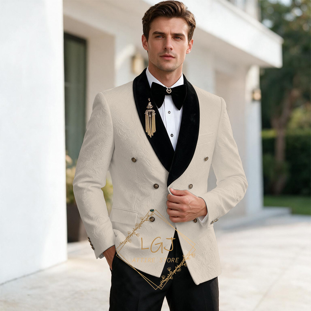 ชุดสูทผู้ชายหรูหรา 2 ชิ้น พร้อ - Men'S Formal Dinner Wear บทวิจารณ์และราคา