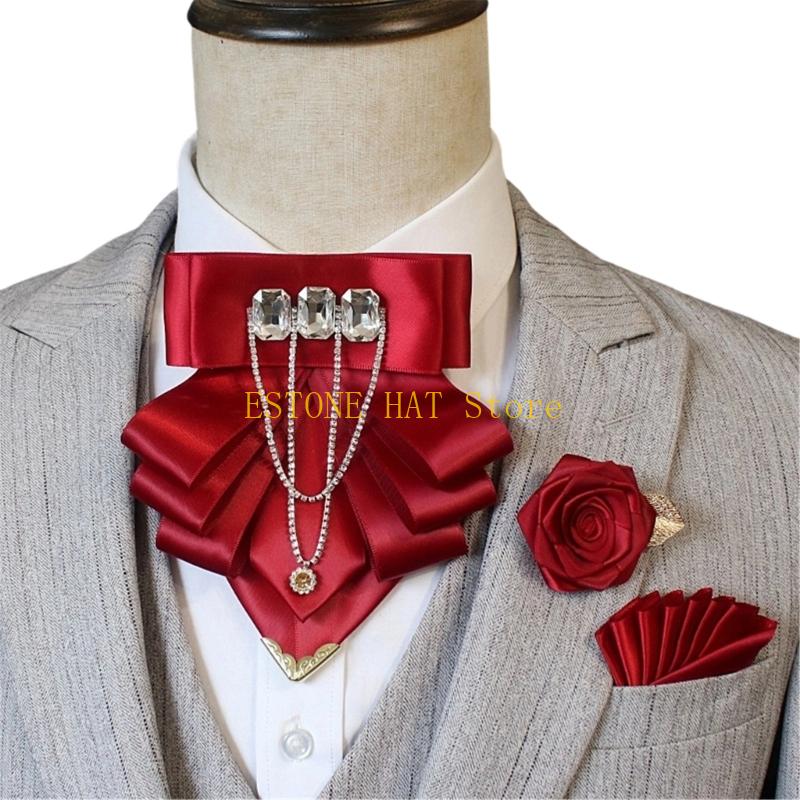 49MF ชุดแต่งงานพร้อมเนคไทคอปกแ - Men Formal Wear Look บทวิจารณ์และราคา