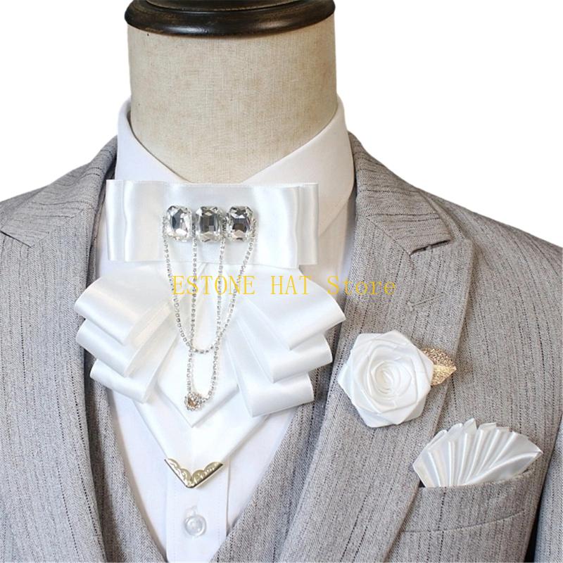 49MF ชุดแต่งงานพร้อมเนคไทคอปกแ - Men Formal Wear Look บทวิจารณ์และราคา