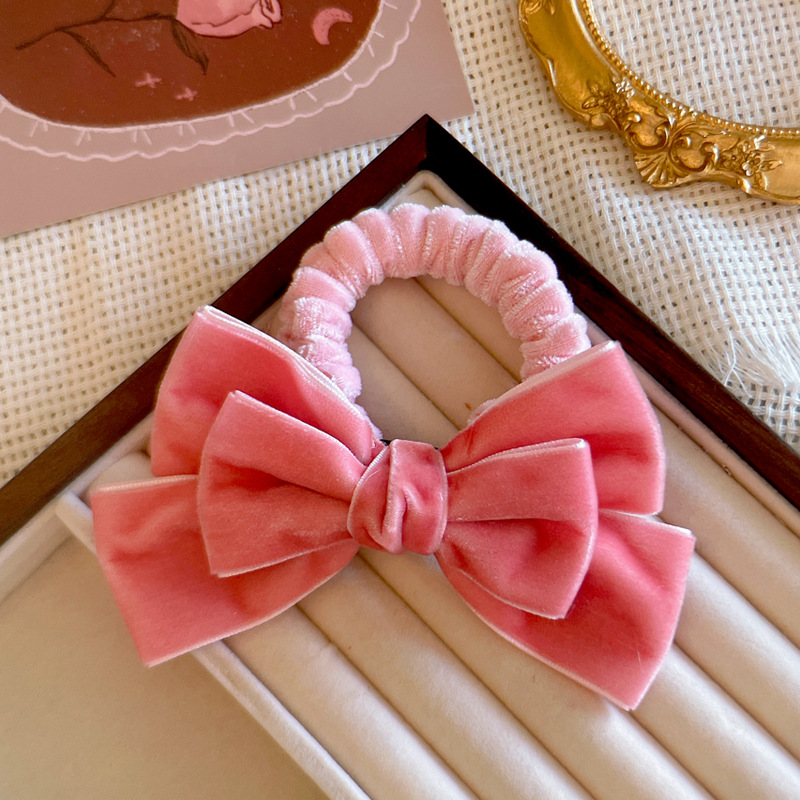 ที่คาดผมกำมะหยี่สีแดงน่ารัก ยา - Tie Bar Clip บทวิจารณ์และราคา