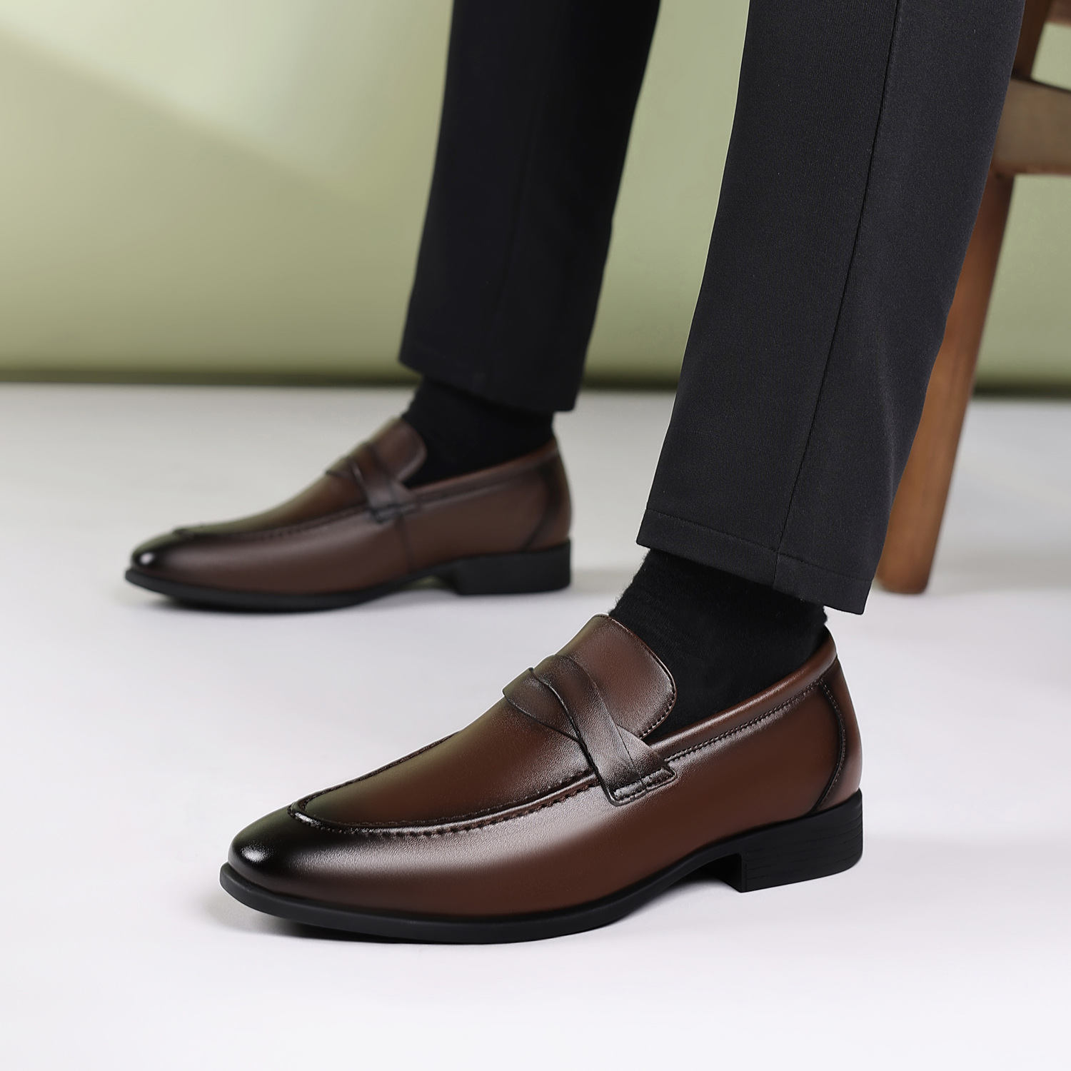 รองเท้าหนังผู้ชายสำหรับชุดทางก - Men'S Formal Wear For Office บทวิจารณ์และราคา