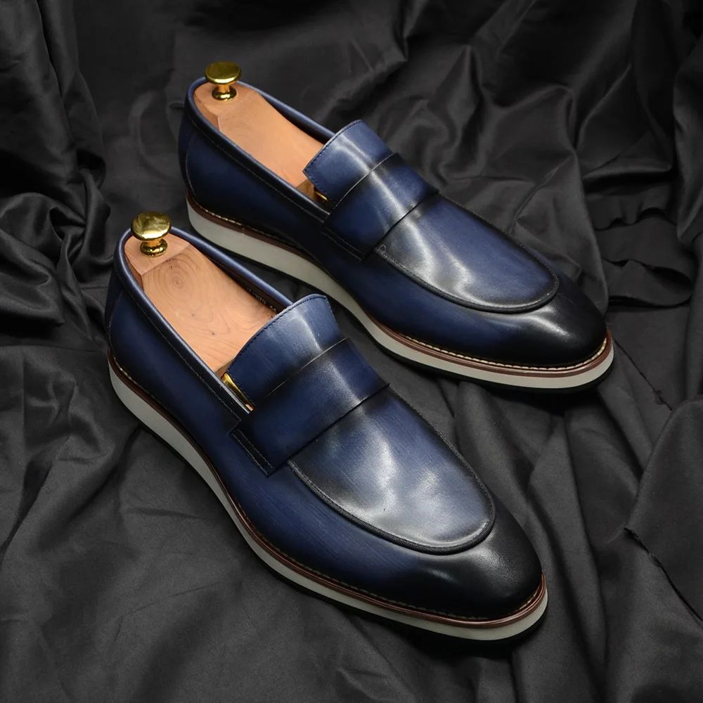 รองเท้าโลฟเฟอร์ผู้ชายแบรนด์หรู - Men Formal Wear Shoes บทวิจารณ์และราคา