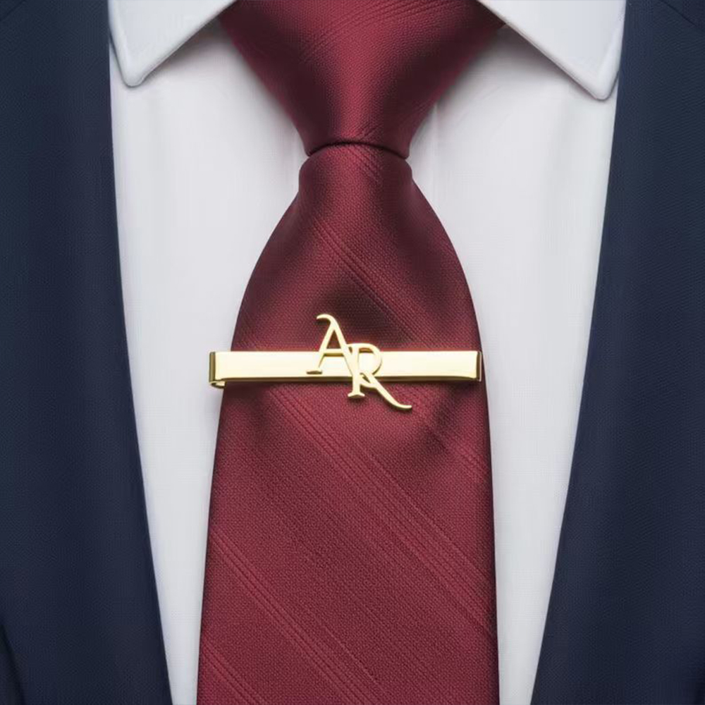 ชุดคลิปหนีบเนคไทสแตนเลสสตีลแบบ - Tie Bar Clip บทวิจารณ์และราคา