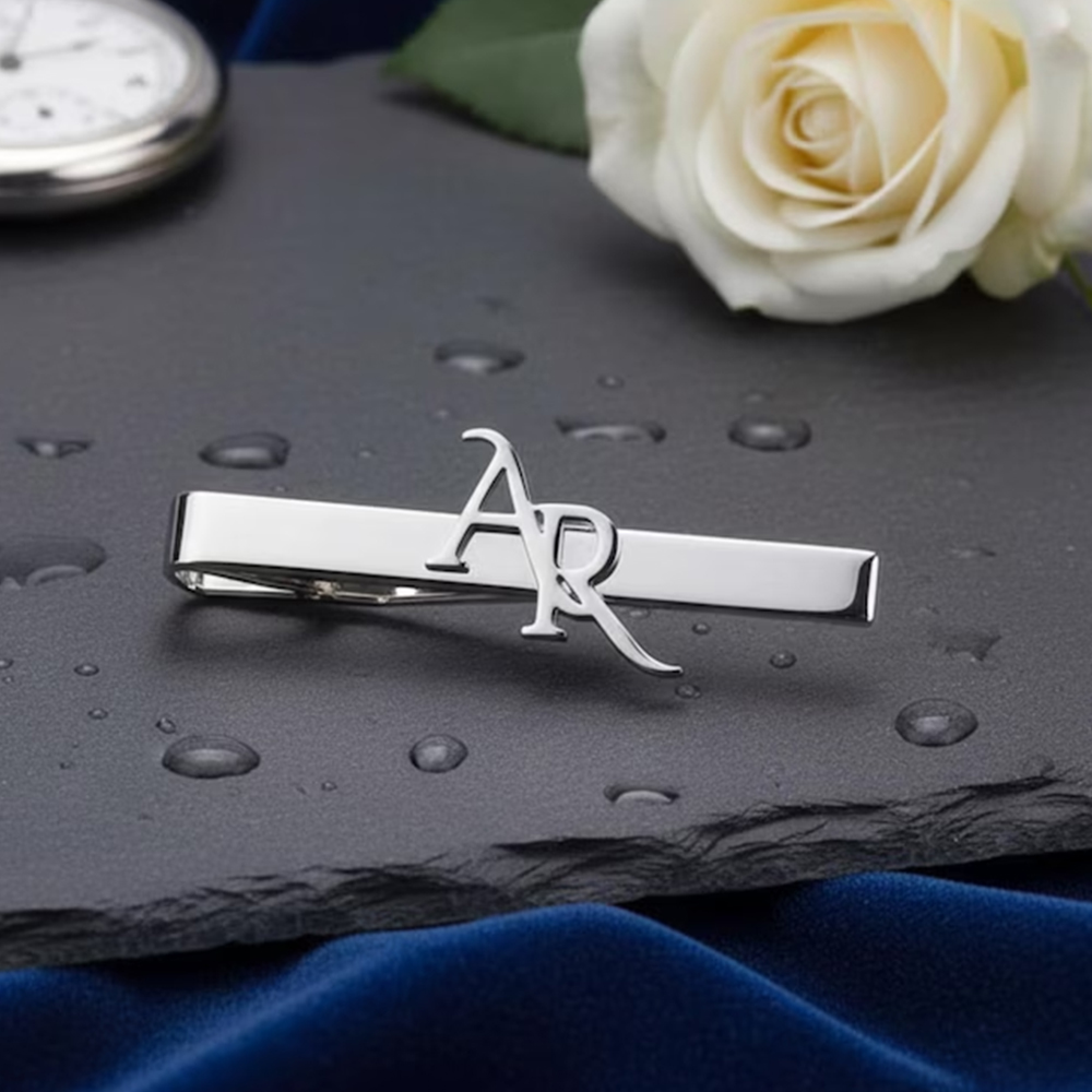 ชุดคลิปหนีบเนคไทสแตนเลสสตีลแบบ - Tie Bar Clip บทวิจารณ์และราคา
