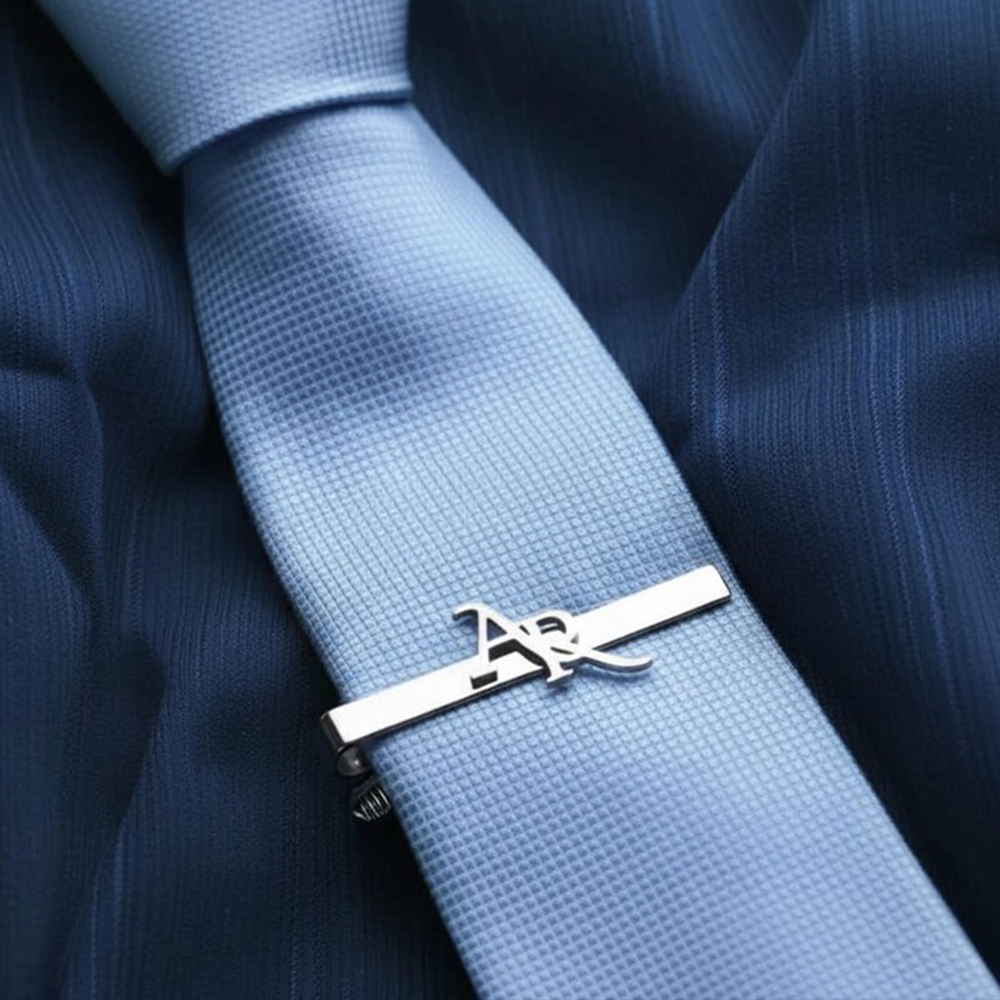 ชุดคลิปหนีบเนคไทสแตนเลสสตีลแบบ - Tie Bar Clip บทวิจารณ์และราคา