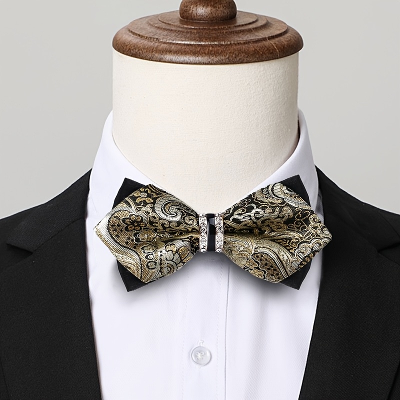 โบว์ไทผ้าซาตินลายแจ็คการ์ดสำหร - Men'S Formal Wear Bow Ties บทวิจารณ์และราคา