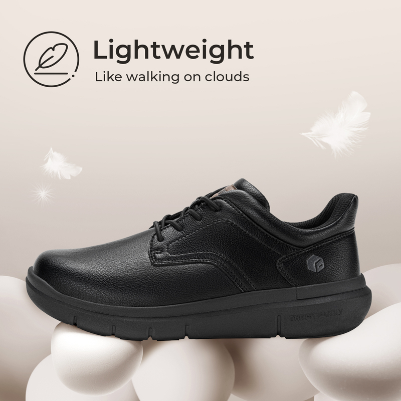 รองเท้าหนังแบบสวมสำหรับผู้ชาย  - Men Formal Wear Shoes บทวิจารณ์และราคา