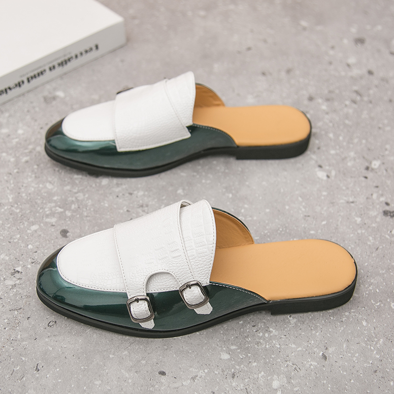 รองเท้าแบบสวมครึ่งเท้าสำหรับผู - Men Formal Wear Shoes บทวิจารณ์และราคา